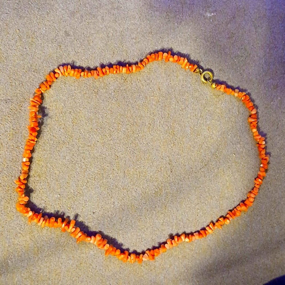 Edwardian coral necklace